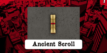 Для чего нужен ancient scroll в yba