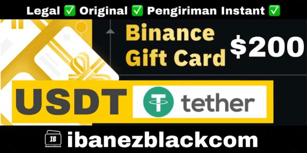 Gambar Product Binance Gift Card USDT $200