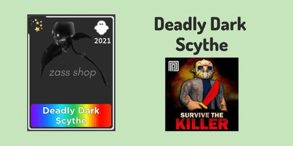 Gambar Product Deadly Dark Scythe Knife | Survive The Killer