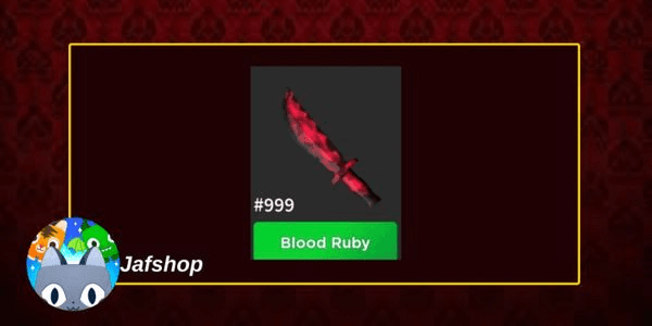 Gambar Product Knife Blood Ruby - Limited #999(Survive the killer)