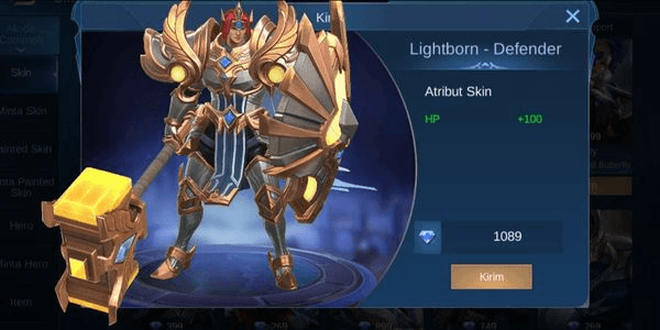 Gambar Product Lightborn - Defender (Tigreal Lightborn Skin)