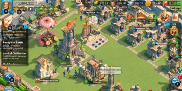 Rise Of Kingdom Account Cheap and Cheap Ready to MIGRATE | Power 1M++ | OPEN T3 | MANY LEGEND Commanders