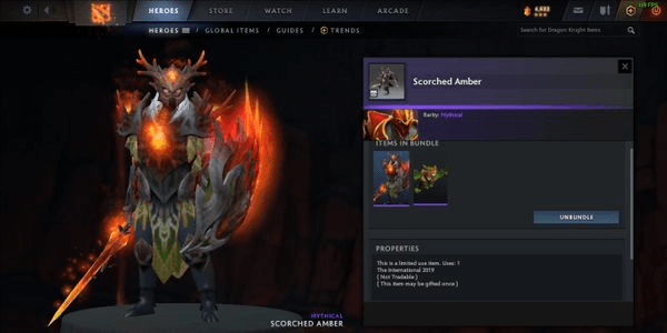 Gambar Product Scorched Amber (Dragon Knight Set)
