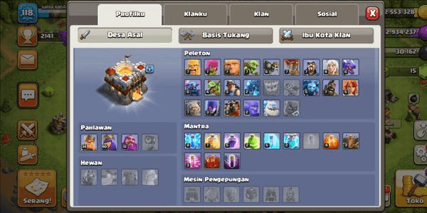 Gambar Product 	Clan Level 11