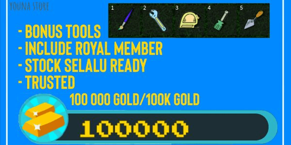 Gambar Product RBL Account Build a Boat For Treasure 100K Gold