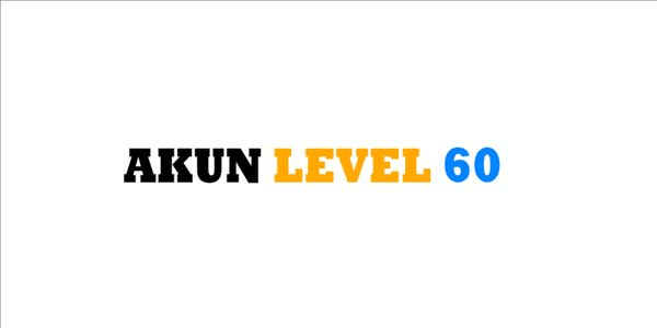 Gambar Product Cheap Level 60 Account