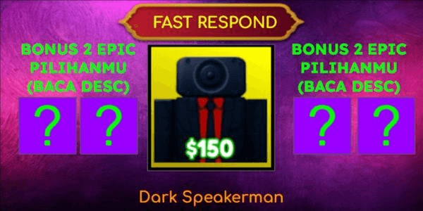 Gambar Product Dark Speakerman (LEGENDARY) | Toilet Tower Defense