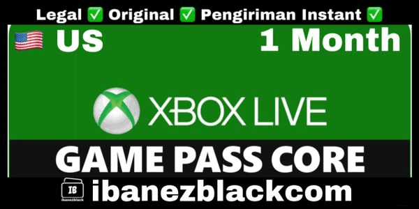 Gambar Product Xbox Live Gold 1 Month