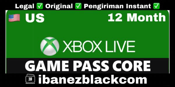 Gambar Product Xbox Live Gold 12 Bulan