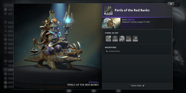 Gambar Product Perils of the Red Banks (Chen Set Aghanim's 2021 Collector's Cache)