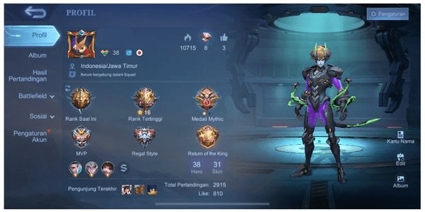 Gambar Product CRAZY CHEAP ML ACCOUNTS
