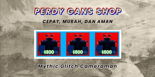 Gambar Product Glitch Cameraman - Toilet Tower Defense - TTD