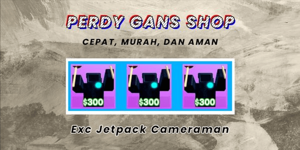 Gambar Product Exclusive Jetpack Cameraman - Toilet Tower Defense