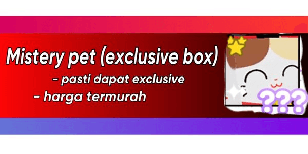 Gambar Product mystery pet (exclusive box)