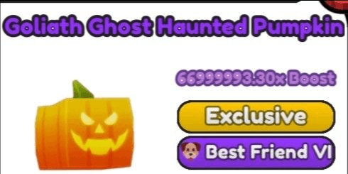 Gambar Product Pet Goliath Ghost Hunted Pumkin Exclusive Overpower 66.66m power Best friend VI - Arm Wrestle Simulator