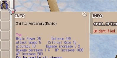 Gambar Product Shiltz Mercenary (Magic) +0