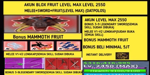 Beli Item Rengoku - Blox Fruit Roblox Terlengkap dan Termurah November 2023  1062346