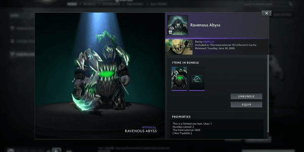 Gambar Product Ravenous Abyss (Bundle Underlord Collector's Cache TI 10)