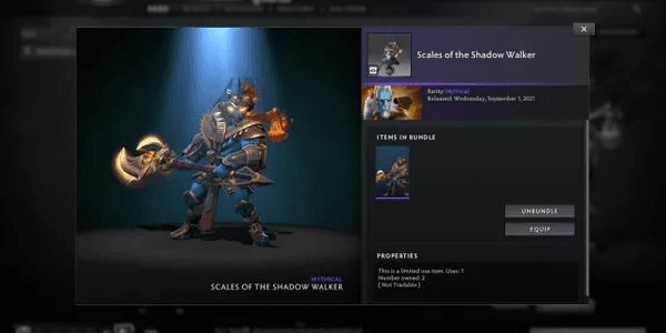 Scales of the Shadow Walker (Phantom Lancer Set Aghanim's 2021 Collector's Cache)