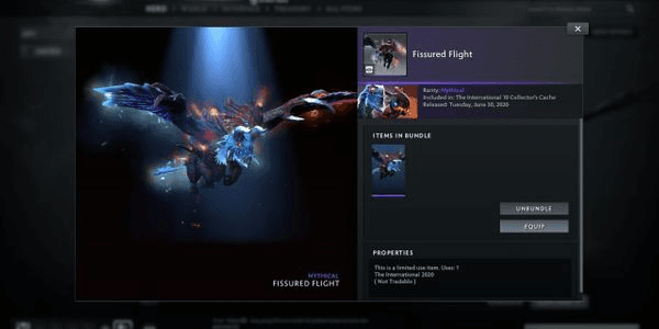 Gambar Product Fissured Flight (Bundle Jakiro Collector's Cache TI 10)