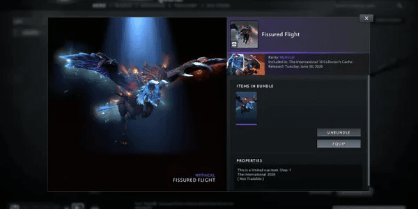 Fissured Flight (Bundle Jakiro Collector's Cache TI 10)