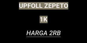 UPFOLL ZEPETO 1K