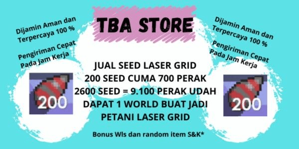 Gambar Product Farm Growtopia Seed Laser Grid 200 seeds