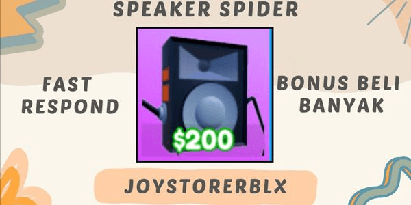 Gambar Product (Exclusive) Speaker Spider | Toilet Tower Defense