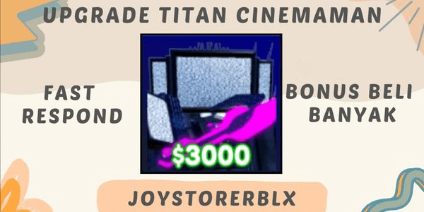 Gambar Product (Godly) Upgrade Titan Cinemaman | Toilet Tower Defense