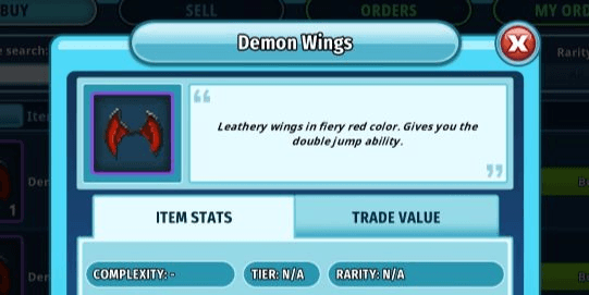 Gambar Product Demon Wings
