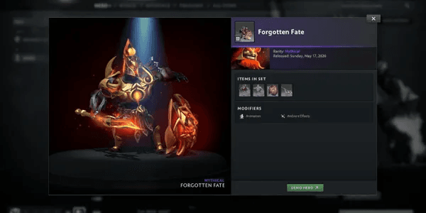 Forgotten Fate (Mars Set Aghanim's 2021 Collector's Cache)