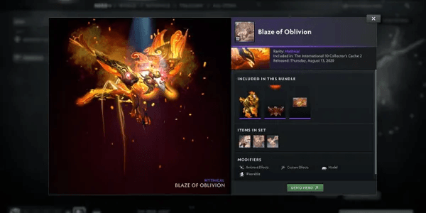 Blaze of Oblivion (Bundle Phoenix Collector's Cache TI 10)