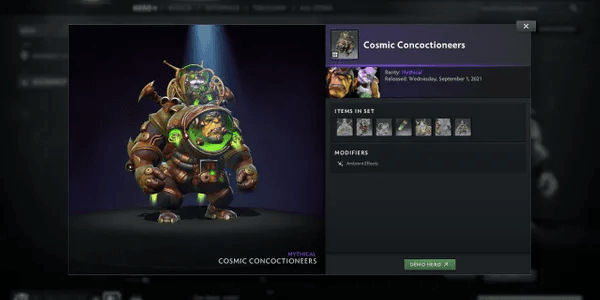 Cosmic Concoctioneers (Alchemist Set Aghanim's 2021 Collector's Cache)