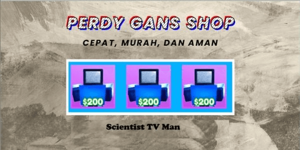 Gambar Product Exclusive Scientist TV MAN - Toilet Tower Defense - TTD
