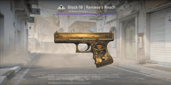 Gambar Product Glock-18 | Ramese's Reach Factory New (FN)