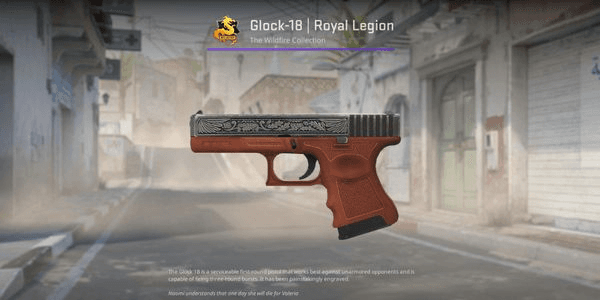 Gambar Product Glock-18 | Royal Legion Factory New (FN)