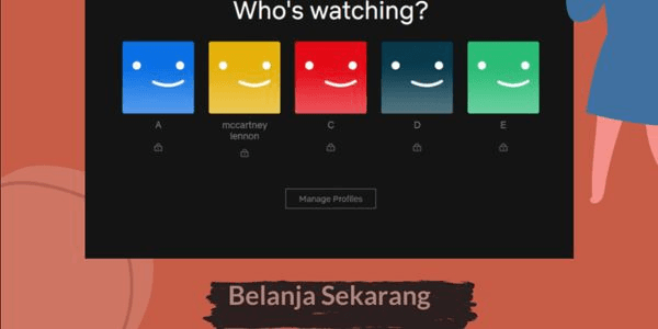 Gambar Product Sharing 1 Month - 1 Profile UHD (Region ID)