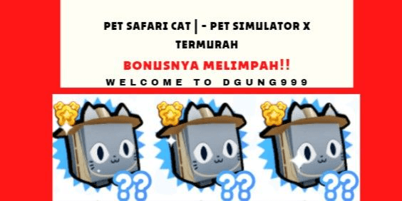 Gambar Product Pet safari Cat | - Pet Simulator X Termurah