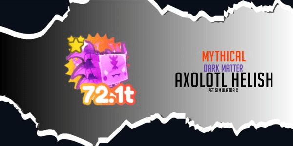 Gambar Product DM Axolotl Helish  ||  Pet Simulator X