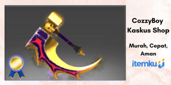 Gambar Product Inscribed Golden Offhand Basher of Mage Skulls (Immortal Anti-Mage)