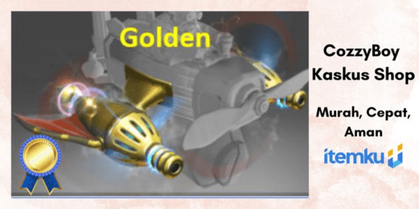 Gambar Product Inscribed Golden Atomic Ray Thrusters (Immortal Gyrocopter)