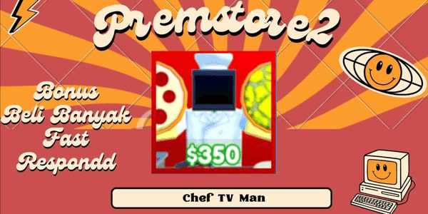 Gambar Product (Mythic) Chef TV Man | Toilet Tower Defense