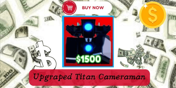 Gambar Product Upgraped Titan Cameraman (Mythic) - Toilet Tower Defence