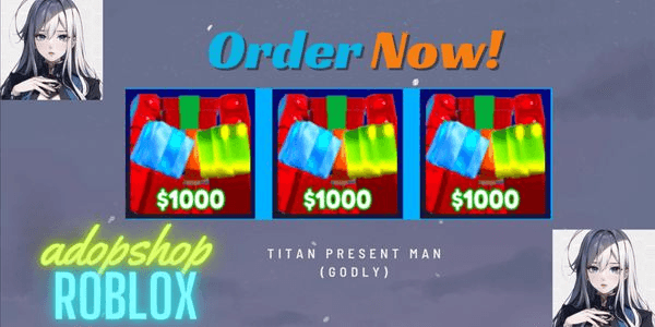 Gambar Product Titan Present Man (Godly) -Toilet tower defense