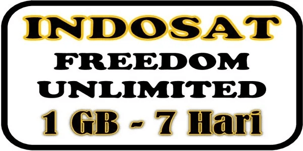 Freedom Unlimited 1GB (7 Hari)