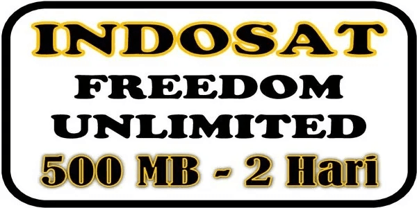 Freedom Unlimited 500MB (2 Hari)