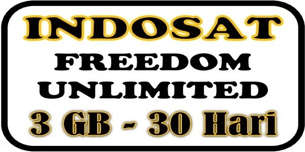 Freedom Unlimited 3GB (30 Hari)