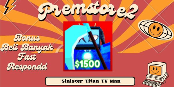 Gambar Product (Mythic) Sinister Titan TV Man | Toilet Tower Defense