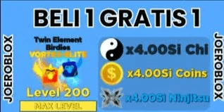 Twin Element Birdies VORTEX-ELITE LVL MAX - Ninja Legends