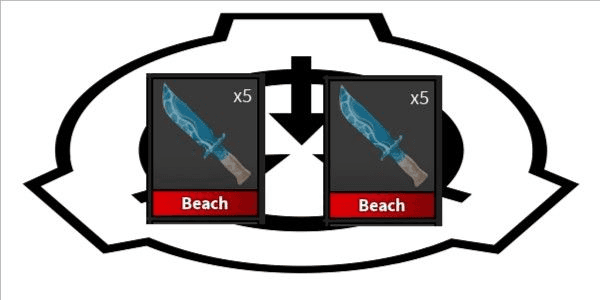 Gambar Product Beach Knife - Murder Mystery 2